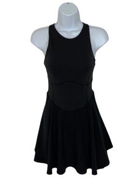Lululemon Court Crush Dress Skort 2 Black Tennis